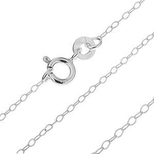 Strieborná retiazka 925 - jemná línia z oválnych očiek, 1,6 mm AA17.09