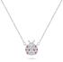 Brilio Silver Krásny strieborný náhrdelník Lienka so zirkónmi NCL107W