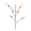 Modo Luce Baobab závesné svietidlo 6-pl karamelová