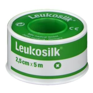 LEUKOSILK Náplasť na cievke 2,5 x 5 m 1 ks
