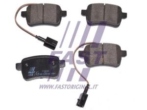 FAST Sada brzdových platničiek kotúčovej brzdy FT29168