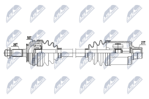 NTY Hnací hriadeľ NPW-HD-045