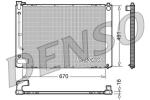 DENSO Chladič motora DRM50055