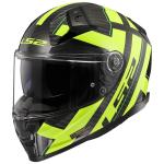 LS2 FF811 Vector II Carbon Strong Gl. Yellow M (55-56)