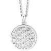 CRYSTalp Módny náhrdelník s kryštálmi Flower of Life 30086.CRY.R