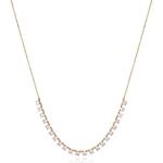 Viceroy Elegantný pozlátený náhrdelník so zirkónmi Elegant 13150C100-30