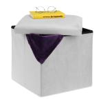 Taburetka s úložným priestorom RD37854, šedá