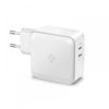 SIEŤOVÁ NABÍJAČKA NA MOBIL A TABLET SPIGEN PE2007EU POWERARC 2-PORT NETWORK CHARGER PD60W/QC3.0 WHITE