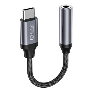 REDUKCIA TECH-PROTECT ULTRABOOST ADAPTER TYPE-C TO MINI JACK 3.5MM BLACK