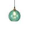 Závesné svietidlo Lucca 1-pl. tienidlo sklo zelená