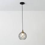 Závesné svietidlo Milano tienidlo z dymového skla