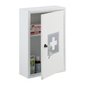 Lekárnička s 2 priehradkami, biela RD45333