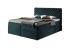 Expedo Čalúnená posteľ boxspring MARCH + topper, 200x200, riviera 87