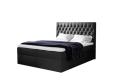 Expedo Čalúnená posteľ boxspring TOMIO + topper, 160x200, jasmine 100