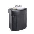 Taburetka s úložným priestorom RD22867, čierna