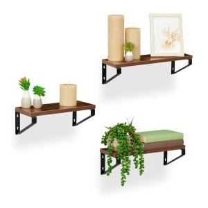 Sada 3 nástenných políc RD47234