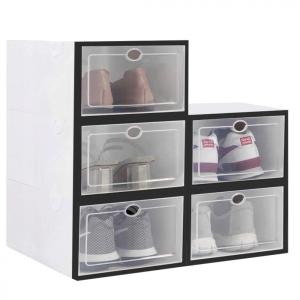 Plastový organizér na topánky, biely ECARLA CB17WZ4