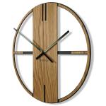 Nástenné hodiny Unique 50cm, Flexistyle z21f hnedá