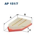 FILTRON Vzduchový filter AP 151/7
