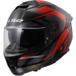 LS2 FF808 Stream II Fury Black Red S (55-56)