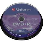 VERBATIM DVD+R 4,7GB 16x 10SP cake