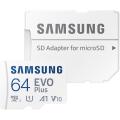 SAMSUNG MicroSDXC 64GB EVO Plus+SD ada 130mb/s