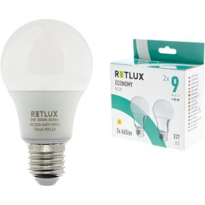 RETLUX REL 20 LED A60 2x9W E27 E27