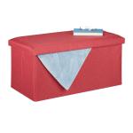 Skladacia lavica RD31616, tmavo červená