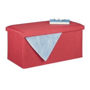 Skladacia lavica RD31616, tmavo červená