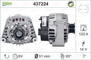 VALEO Alternátor 437224