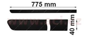 boční lišta zadních dveří černá P ACI 3781406