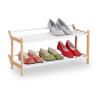 Bambusový stojan na topánky na 6 párov topánok, RD47331
