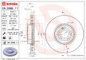BREMBO Brzdový kotúč 09.D980.11