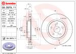 BREMBO Brzdový kotúč 09.D979.11