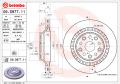 BREMBO Brzdový kotúč 09.D977.11