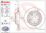 BREMBO Brzdový kotúč 09.D977.11