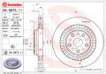 BREMBO Brzdový kotúč 09.D975.11