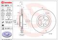 BREMBO Brzdový kotúč 09.D974.11