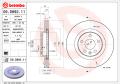 BREMBO Brzdový kotúč 09.D892.11