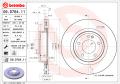 BREMBO Brzdový kotúč 09.D764.11