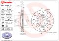 BREMBO Brzdový kotúč 09.D763.11