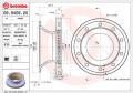 BREMBO Brzdový kotúč 09.9406.20