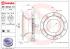 BREMBO Brzdový kotúč 09.E403.10