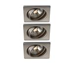 Philips Massive Philips Massive 59323/17/PN - SET 3x Kúpeľňové svietidlo QUARTZ 1xGU10/50W/230V