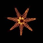 Sterntaler zamatová papierová hviezda Ø75cm čierna