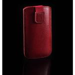 Púzdro SNAKE, Červená,  HTC WILDFIRE, WILDFIRE S, LG BL20, GT500, GT505, KP500, SAM F480, S3650, S5230, S5620