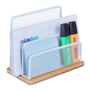 Kovový zásobník na dokumenty s 3 priehradkami RD42704