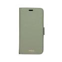 iPhone XR oliv.zelené NY kožené puzd. 2v1 dbramante