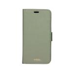 iPhone XR oliv.zelené NY kožené puzd. 2v1 dbramante