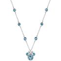 Disney Krásny strieborný náhrdelník Minnie Mouse s kryštálmi NS00045SRQL-157.CS